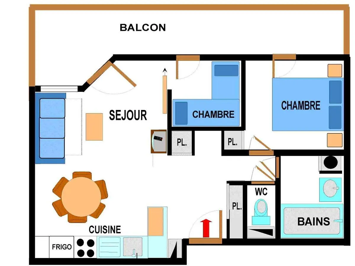 Appartement Spacieux Au Pied Des Pistes Pour 6 Personnes, Lanslevillard-Val Cenis - Fr-1-508-11 0*, Lanslevillard France